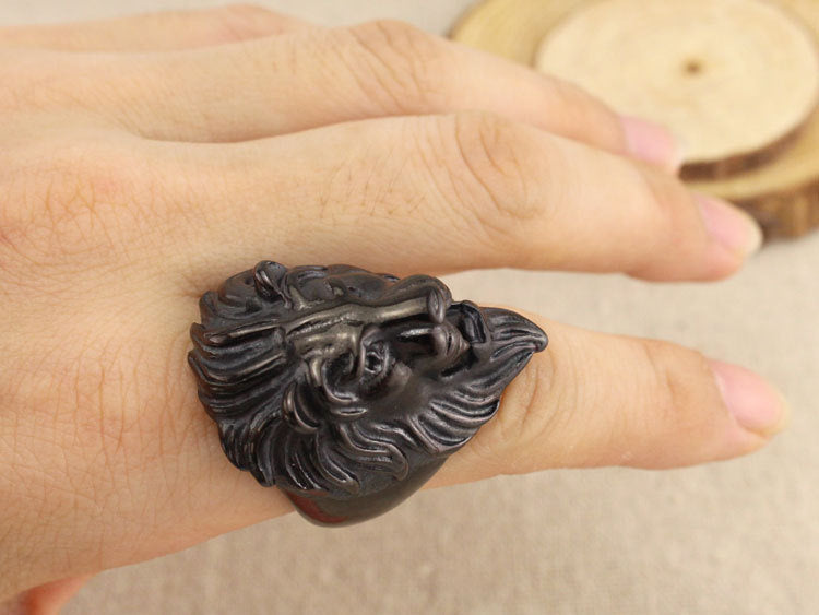 316L Titanium Steel Cast Ring Men's