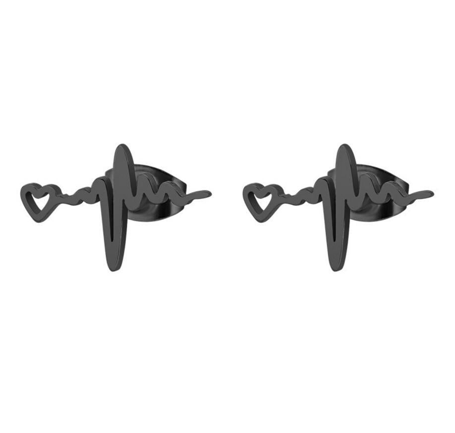 Cute Personality Love Lightning Ear Studs