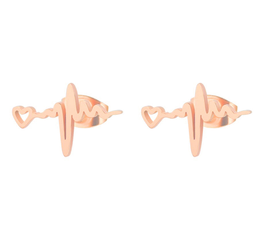 Cute Personality Love Lightning Ear Studs