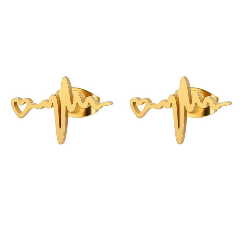 Cute Personality Love Lightning Ear Studs